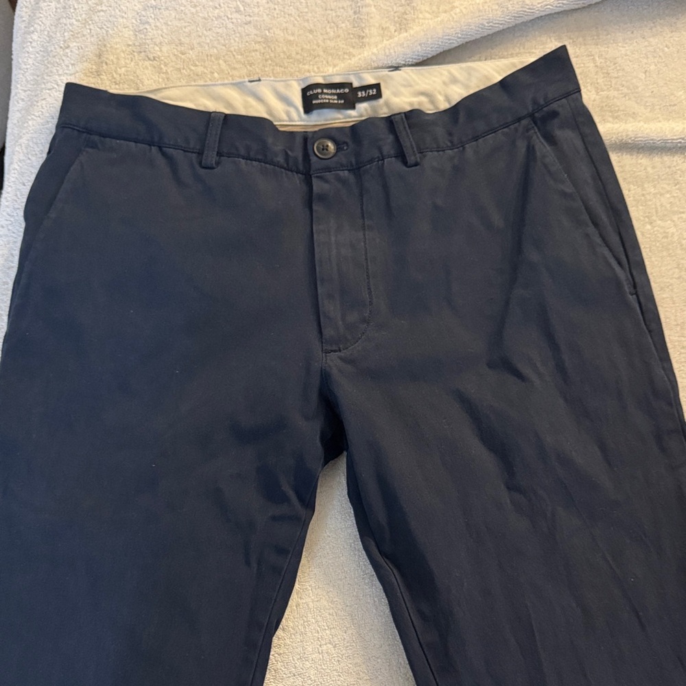 Club Monaco Navy Chinos
